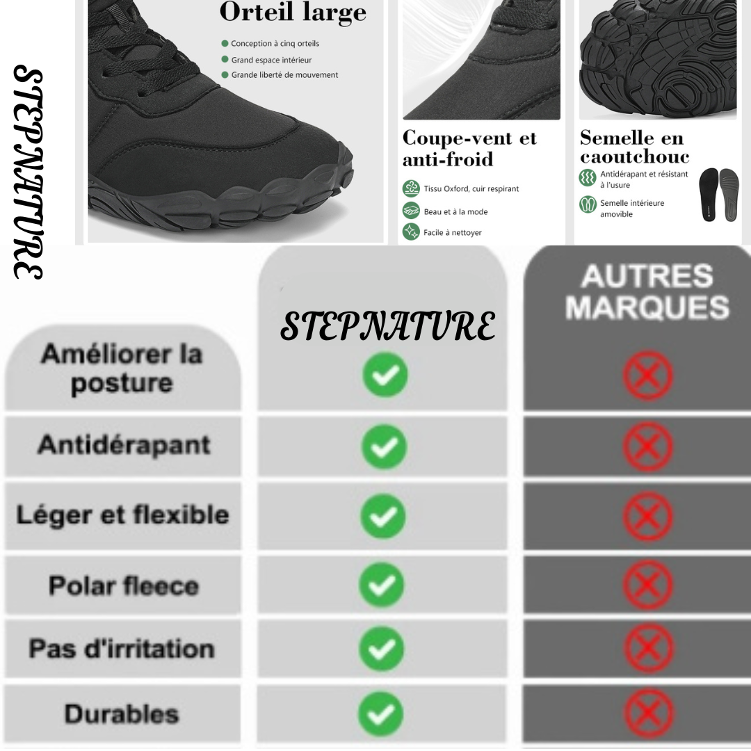 Chaussure D'hiver Antidérapante et Imperméable (Livraison gratuite en huit jours)